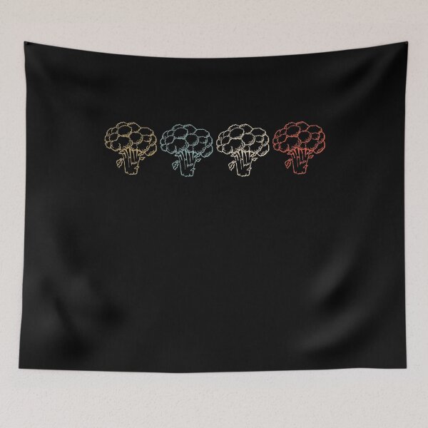 Item preview, Retro Broccoli TShirt Vegan Organic Organic Healthy designed and sold by 4tomic.