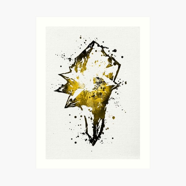 Final Fantasy IX Splatter (Lite) Art Print