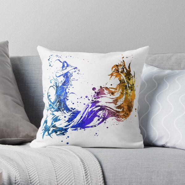 Final Fantasy X Splatter (Lite) Throw Pillow
