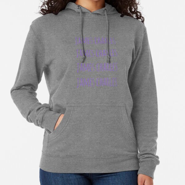 james charles purple hoodie