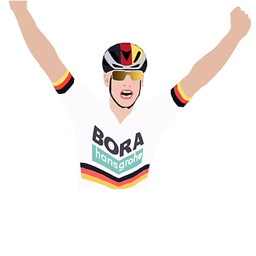 Artwork thumbnail, Pascal Ackerman Sticker by CyclingGraphics