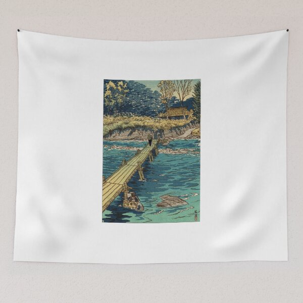 Item preview, Kasamatsu Shiro Musashi Arashiyama shin hanga designed and sold by RBEnt.