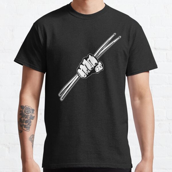 Drum Sticks Fist Punch Classic T-Shirt