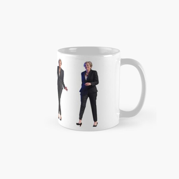 theresa may dancing at tory party Classic Mug