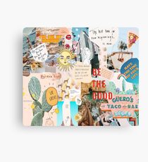 SOMMER COLLAGE TAPESTRY - TELEFONFALL Leinwanddruck