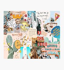 SUMMER COLLAGE TAPESTRY - PHONE CASE Photographic Print