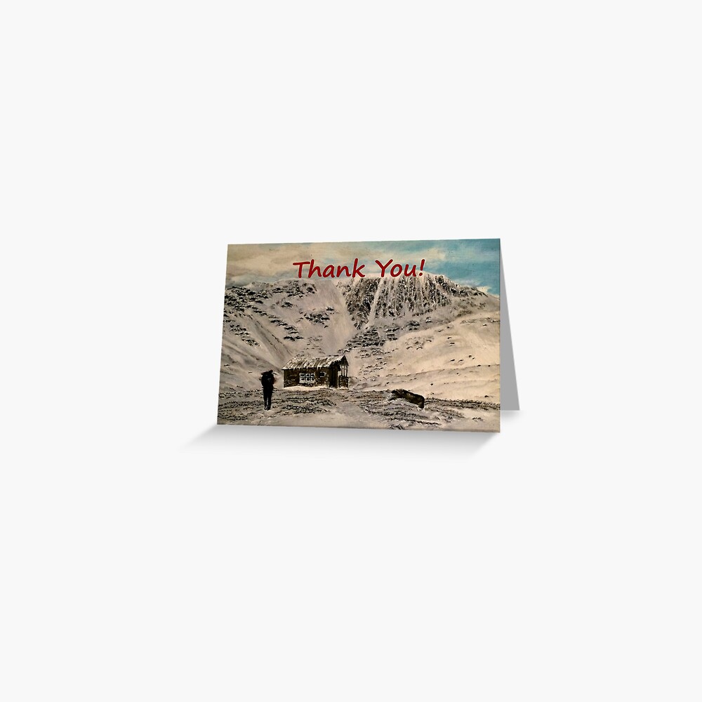 Scottish Mountain - Thank You Card Greeting Card