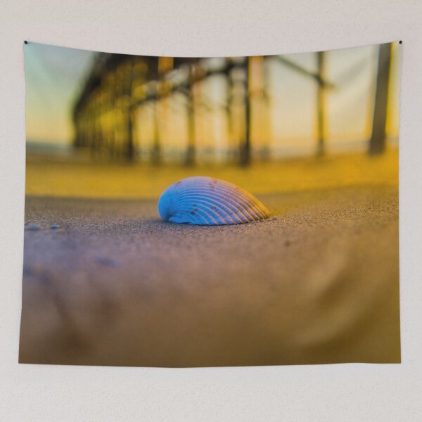 Item preview, Blue Light Seashell 3 designed and sold by KensLensDesigns.