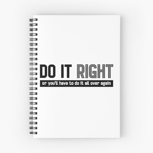 Item preview, Do it right or you'll do it again designed and sold by hellcom.