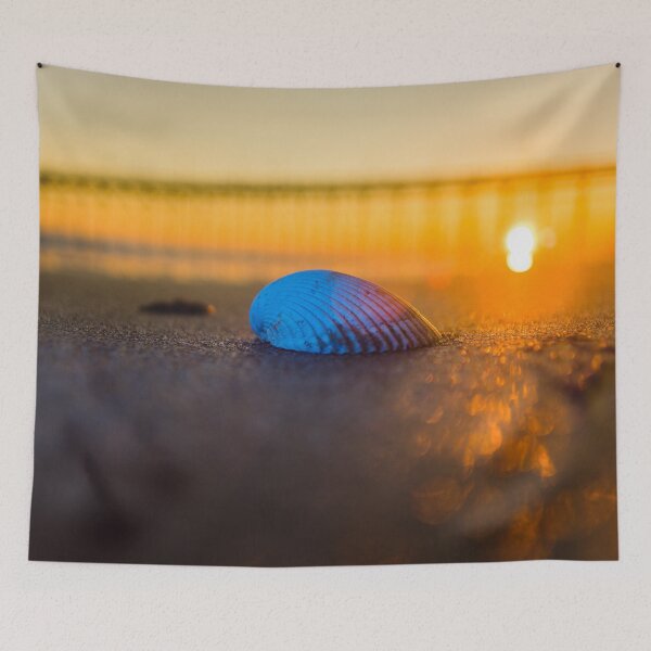 Item preview, Blue Light Seashell designed and sold by KensLensDesigns.