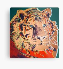 Sibirischer Tiger - Andy Warhol Metallbild