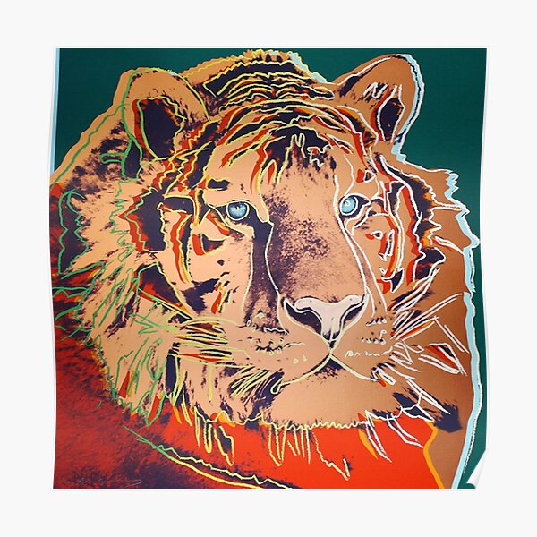 Siberian Tiger - Andy Warhol Poster