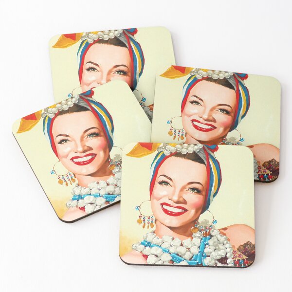 Item preview, Painting of Carmen Miranda  designed and sold by BlueVisionInk.