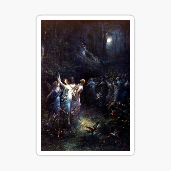 Le Songe d'une nuit d'été - Gustave Doré Sticker