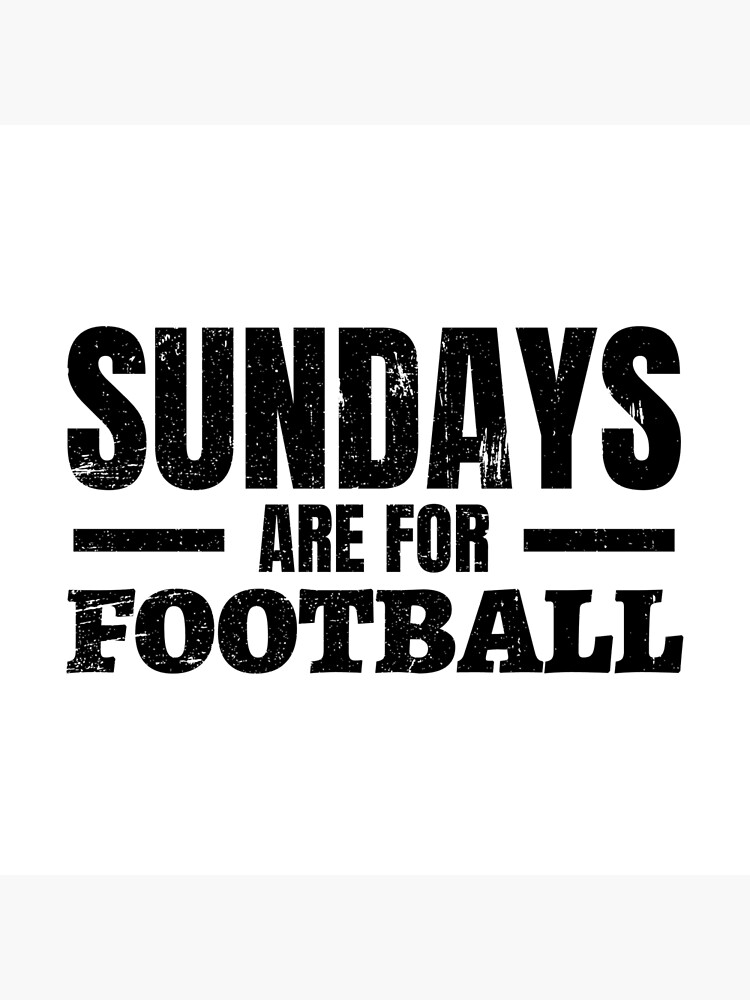 Sundays are for football quote' Postcard for Sale by IrishVeg