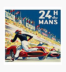 Vintage - 24 Hours of Le Mans (24 H du Mons) Photographic Print