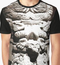#NationalAnthropologyMuseum #PolancoChapultepec #MiguelHidalgo #MexicoCity #Mexico #CentralAmerica #mexicanculture #mexicanethnicity #sculpture #art #statue #religion #ancient #veil #god #portrait  Graphic T-Shirt