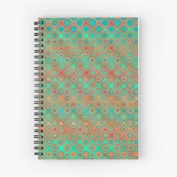 Item preview, Turquoise orange geometric abstraction. Amazing abstraction. designed and sold by Kolinnaprint.