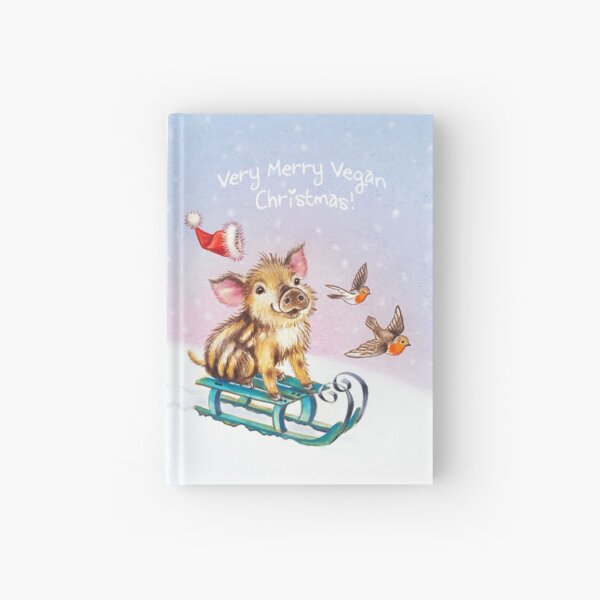 Vegan Christmas by Maria Tiqwah Hardcover Journal