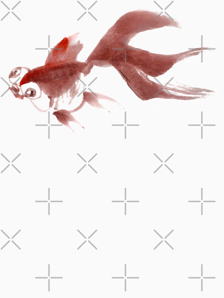 "Googly eyes Goldfish" Tshirt by Huluhua Redbubble goldfish tshirts fish tshirts