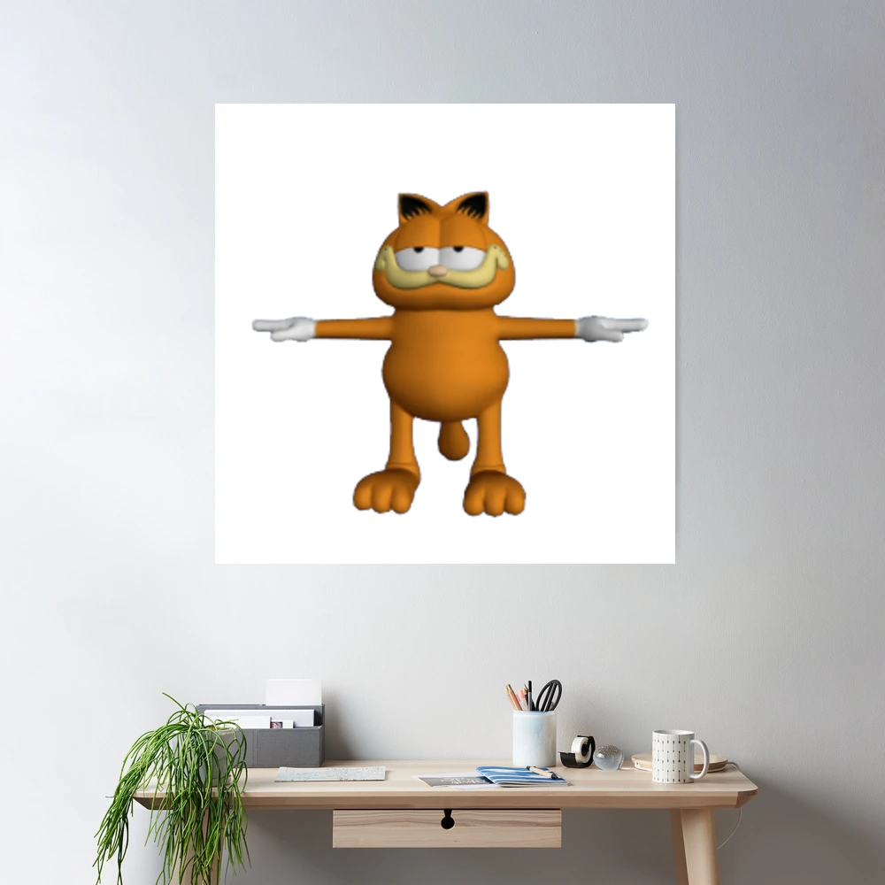 garfield t-pose - Imgflip