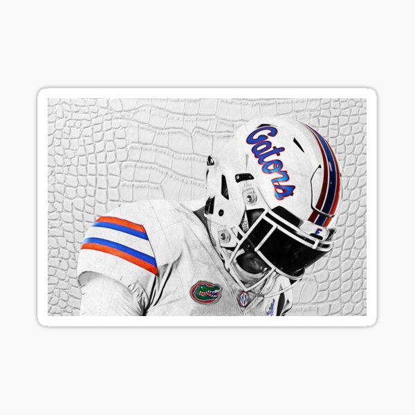  Florida Gators ORANGE BLOCK F Logo 4 Vinyl Decal Car