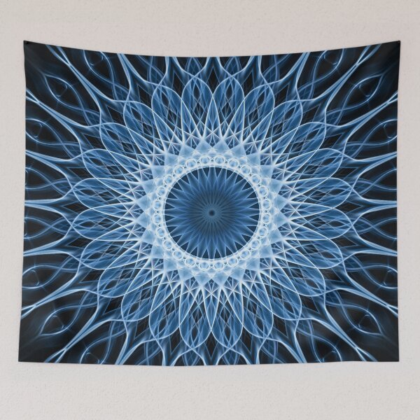 Item preview, Pretty detailed blue mandala designed and sold by JBlaminsky.