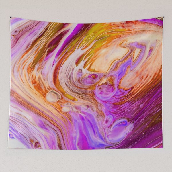 Item preview, Purple Tree Ring Acrylic Pour Painting designed and sold by Stacey Lynn Crary.