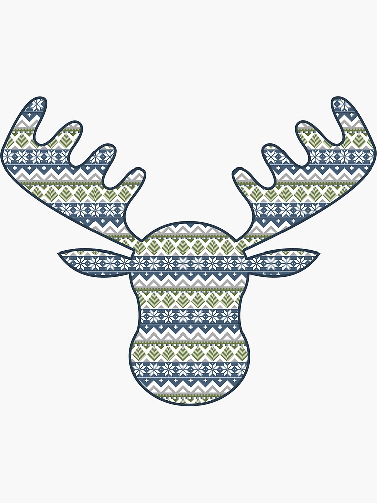 Thumbnail 3 of 3, Sticker, Winter Sweater designed and sold by ValerieDesigns.