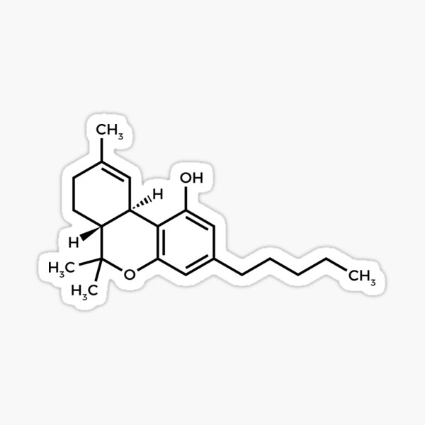 Item preview, THC Molecule designed and sold by MattyMakesStuff.