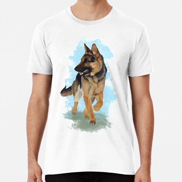 German Shepherd Love T-Shirt Gifts for German Shepherd lovers dog pop art t shirt Premium T-Shirt