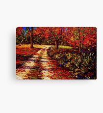 The Autumn Road Canvas Print