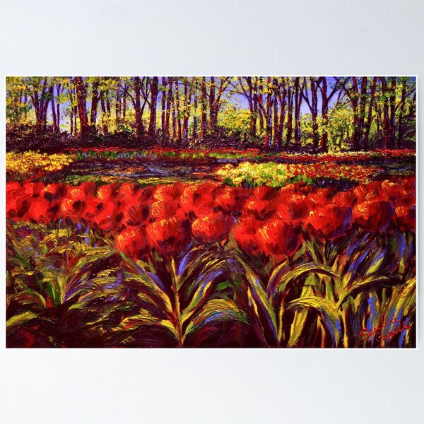 Item preview, The Red Tulips in Keukenhof designed and sold by sesillie.