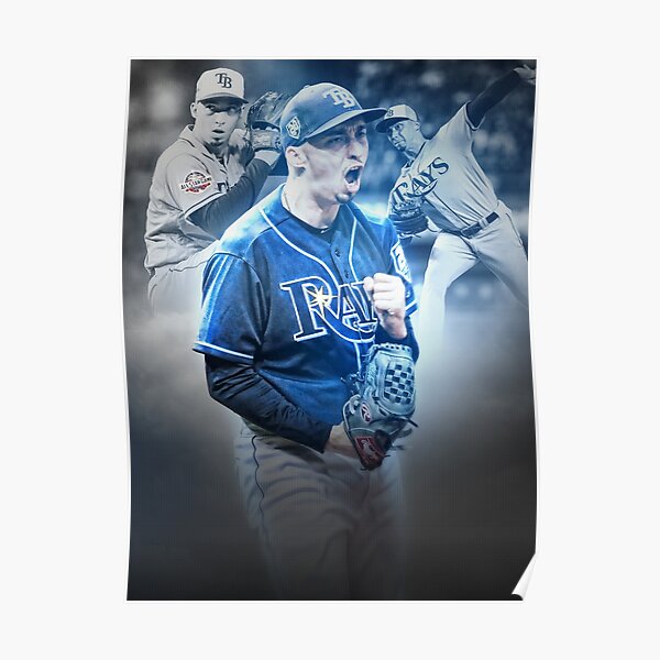  Charlie Morton Tampa Bay Rays Poster Print, Baseball