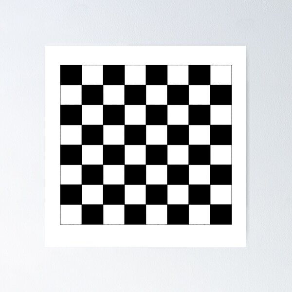 Item preview, BLACK & WHITE CHECKER BOARD DESIGN   designed and sold by sharlesart.