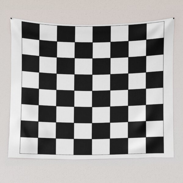 Item preview, BLACK & WHITE CHECKER BOARD DESIGN   designed and sold by sharlesart.