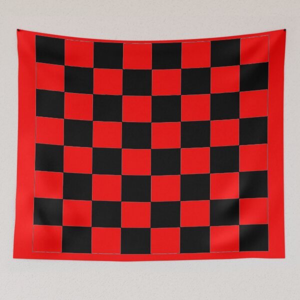 Item preview, BLACK & RED CHECKER BOARD DESIGN  designed and sold by sharlesart.