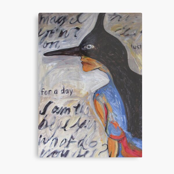 Bird Woman 1 Metal Print