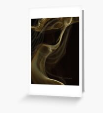 Lady In The Smoke © Vicki Ferrari Photography Greeting Card