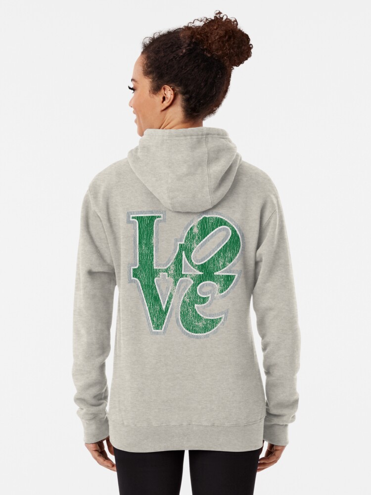 Philadelphia Eagles LOVE Park Throwback Kelly Green Style Logo Football  Philly Champs | Lightweight Sweatshirt