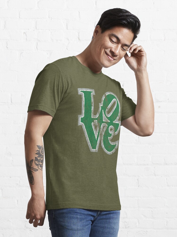 Philadelphia Eagles LOVE Park Throwback Kelly Green Style Logo