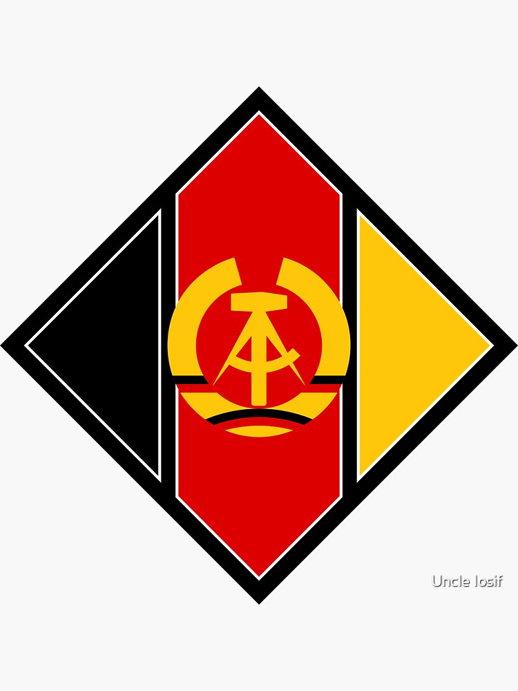 "East German Air Force " Sticker by CaptainRouge Redbubble