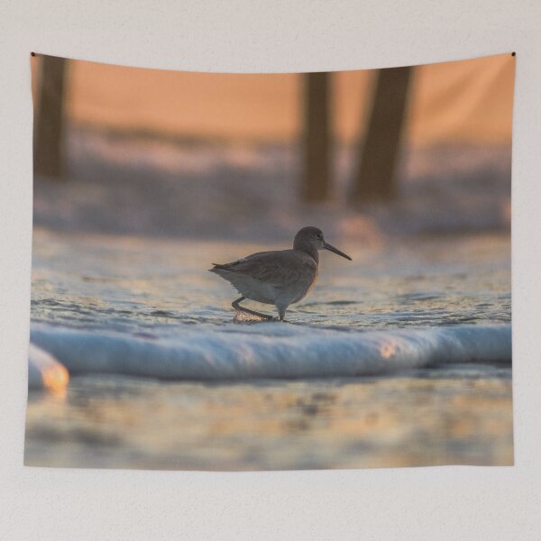 Item preview, Wilson's snipe beach designed and sold by KensLensDesigns.
