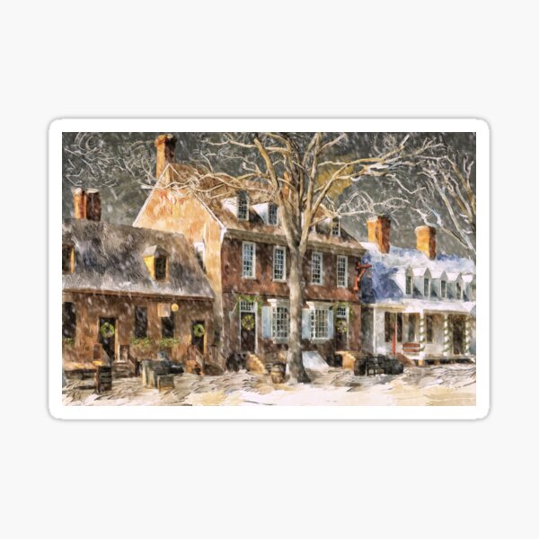 An Old Fashioned Christmas Sticker
