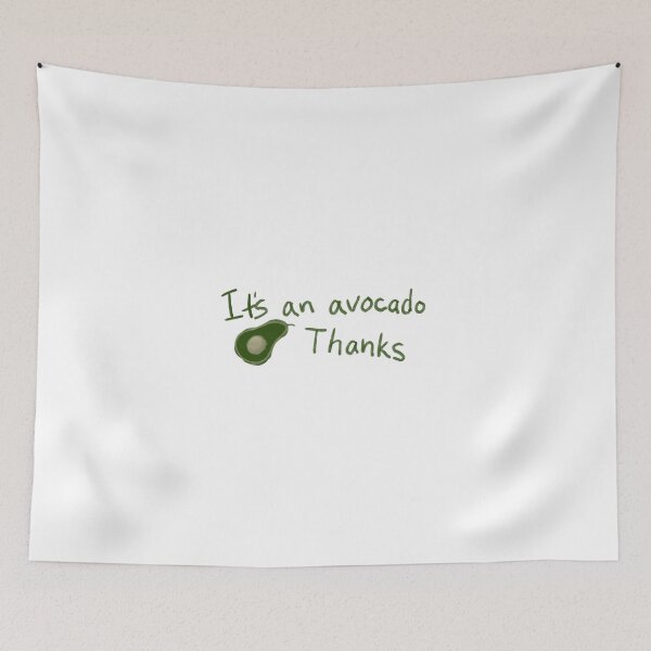 Item preview, It’s an avocado thanks vine sticker designed and sold by laurenjones02.