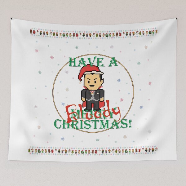 Item preview, Have A Bloody Christmas Pixel Vampire! designed and sold by gkillerb.