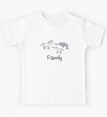 Family - Unicorn, Narwhal, Narwhalicorn Kids Tee