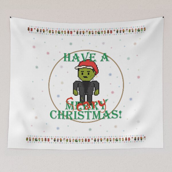 Item preview, Have A Scary Christmas Pixel Frankenstein Monster! designed and sold by gkillerb.