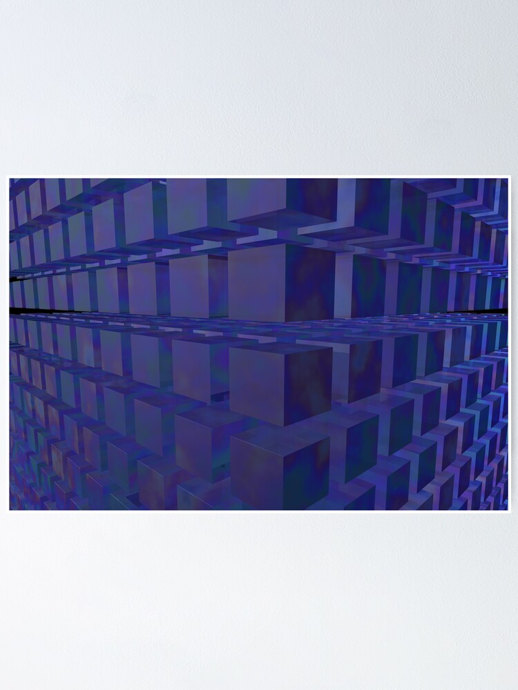 Thumbnail 1 of 3, Poster, Blue designed and sold by agurney.