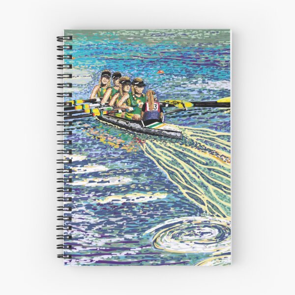 Item preview, Regata de remo. Las junior 14 chicas en un quad sculling a la victoria. designed and sold by Stephen Coppock.